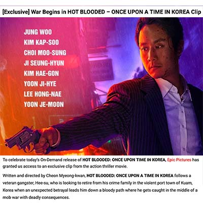 [Exclusive] War Begins in HOT BLOODED – ONCE UPON A TIME IN KOREA Clip
